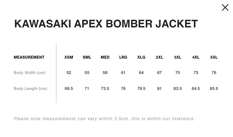 KAWASAKI APEX BOMBER JACKET detail photo 3