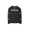 SPORTS HOODY MALE (BLACK / GREEN) photo thumbnail 2