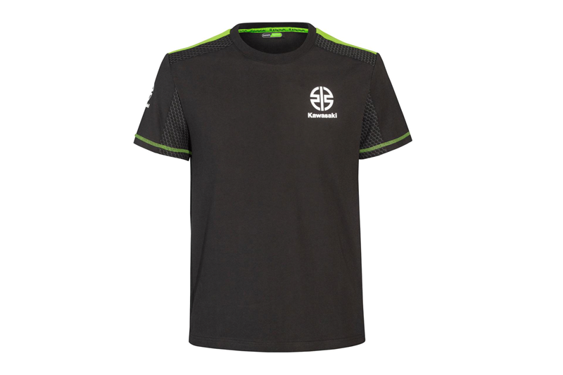 SPORTS T-SHIRT MALE (BLACK / GREEN) detail photo 1