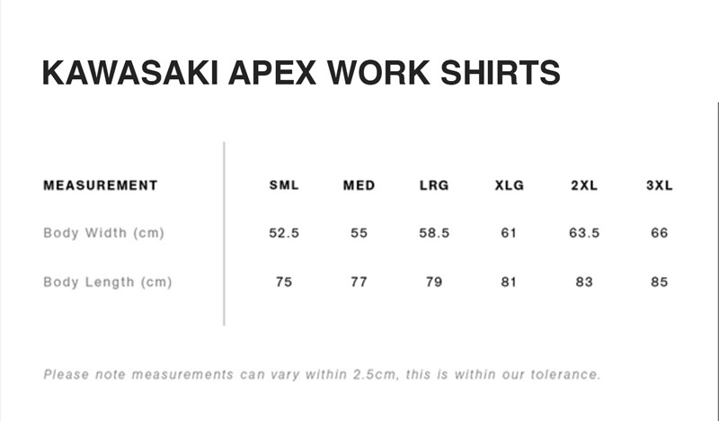 KAWASAKI APEX WORK SHIRT detail photo 3
