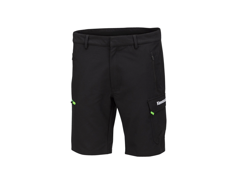 SPORTS BERMUDA MALE (BLACK / GREEN) detail photo 1