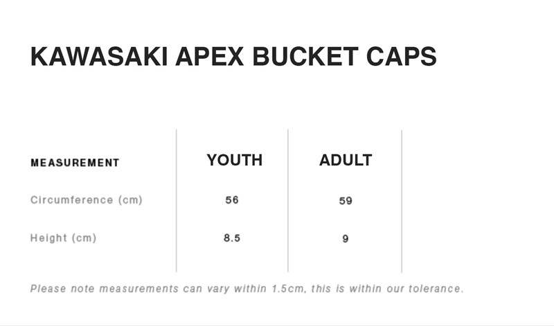 KAWASAKI APEX BUCKET HAT (ADULTS) detail photo 3