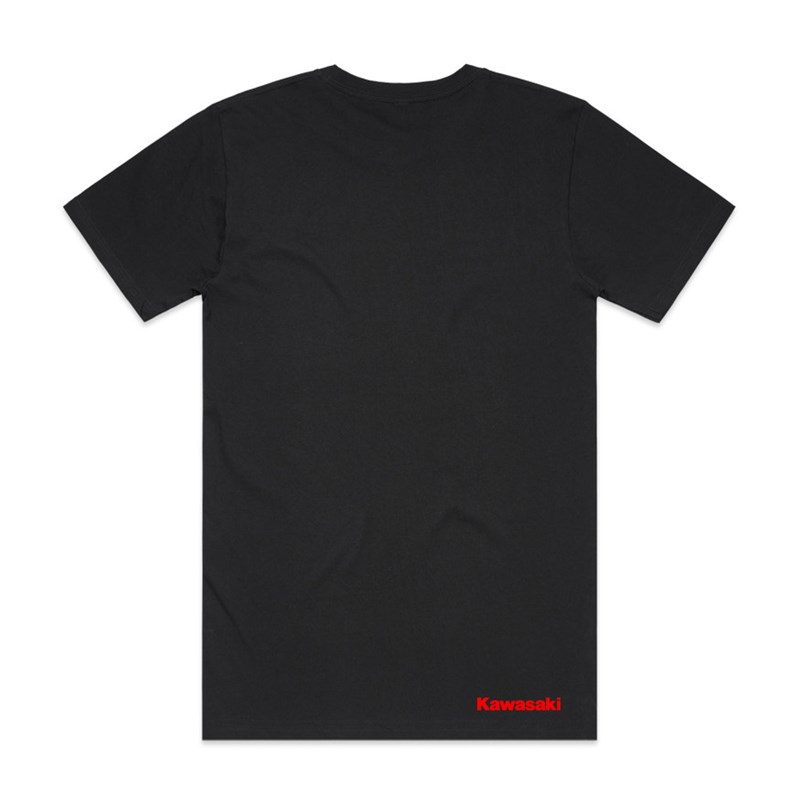 KAWASAKI BLACK BRANDMARK T-SHIRT detail photo 2