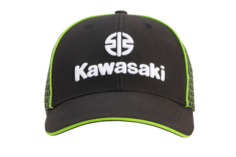 SPORTS CAP ADULT (BLACK / GREEN) detail photo 2