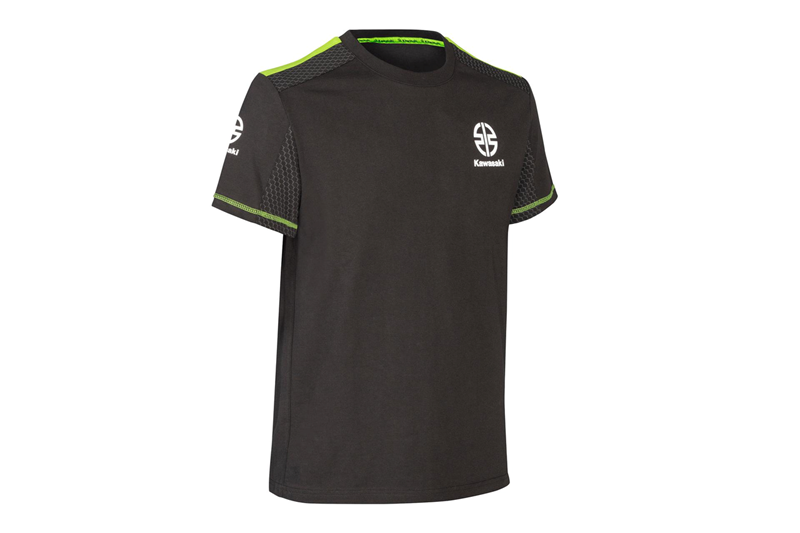 SPORTS T-SHIRT MALE (BLACK / GREEN) detail photo 2