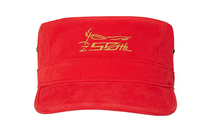 Z-50th ANNIVERSARY ARMY CAP RED detail photo 2