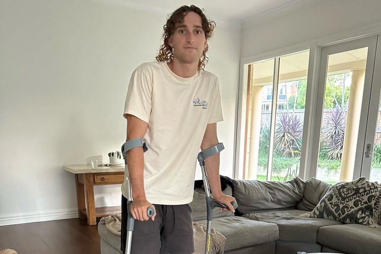 Goal setting helped Constantinou to get off crutches
