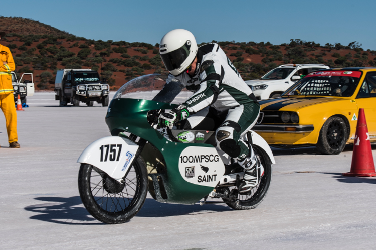 Sheppard has previously set an Australian record on his modified 1974 Honda CT90