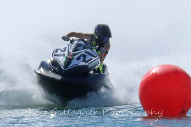 Racing on the Kawasaki Jet Ski