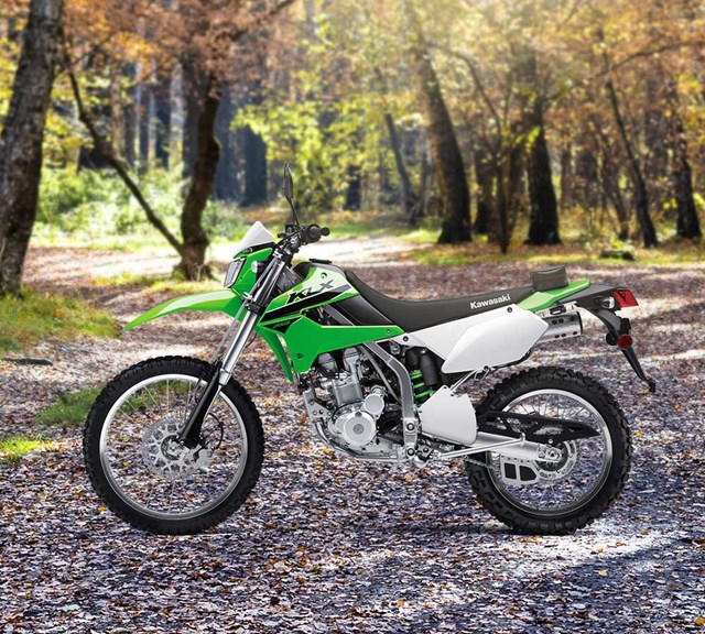 Image of 2023 KLX250 in action