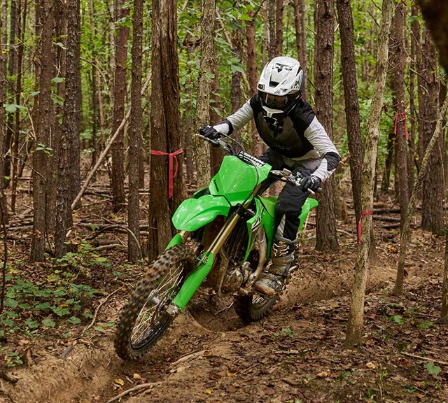 Image of 2024 KX450X in action