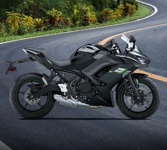 Image of 2025 NINJA 650 in action