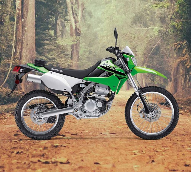 Image of 2025 KLX250 in action