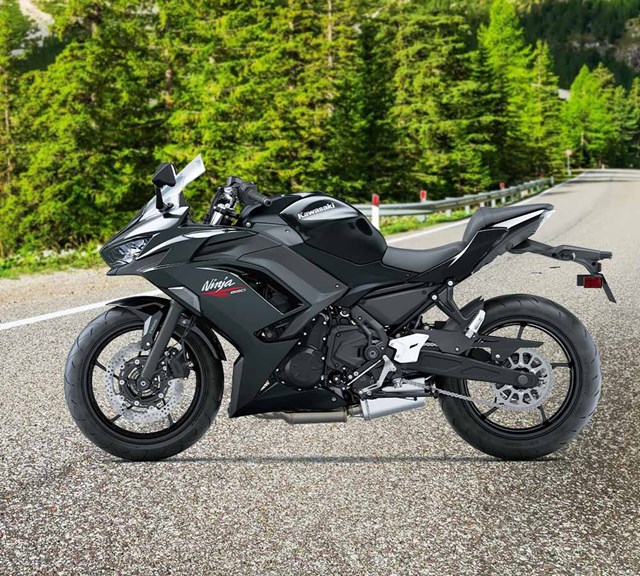 Image of 2026 NINJA 650 in action