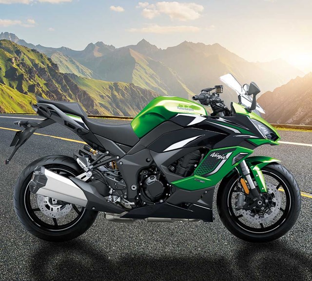 Image of 2026 NINJA 1100SX SE in action