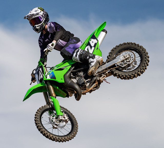 Image of 2026 KX85 in action