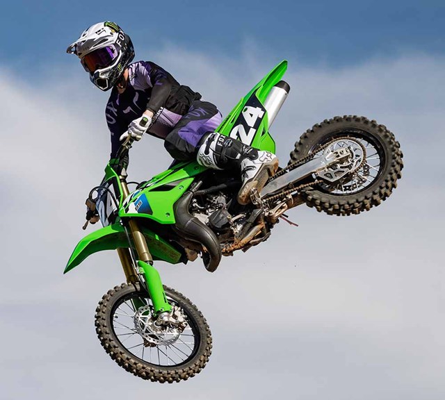 Image of 2026 KX85 in action