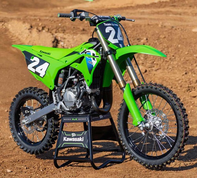 Image of 2026 KX85 L in action