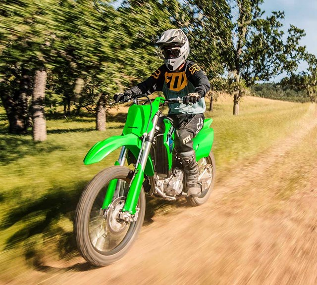 Image of 2027 KLX300R in action