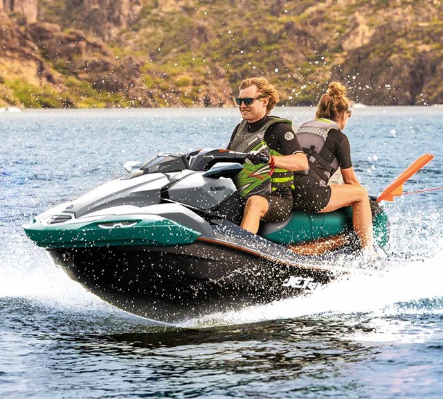 Image of 2027 JET SKI ULTRA 160LX-S WAKESPORT in action
