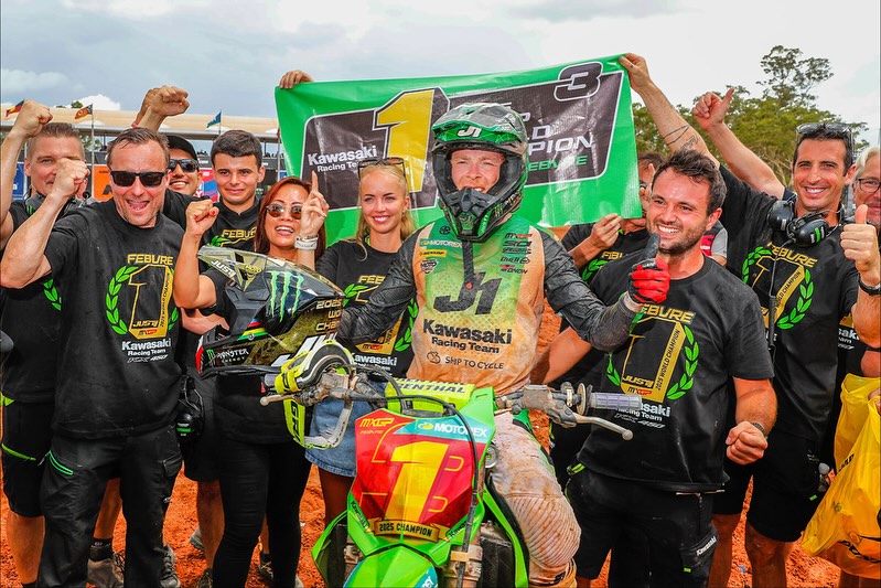Romain Febvre and Kawasaki MXGP World Champions 2025 | Official