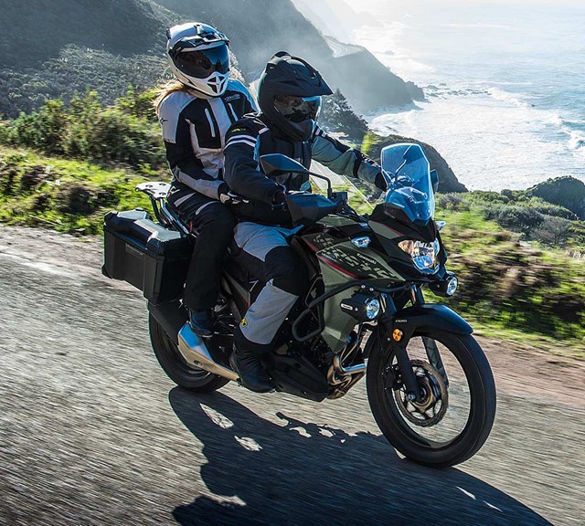 Image of 2023 VERSYS-X 300 TOURER in action