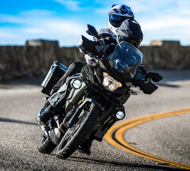 Image of 2024 VERSYS-X 300 TOURER in action