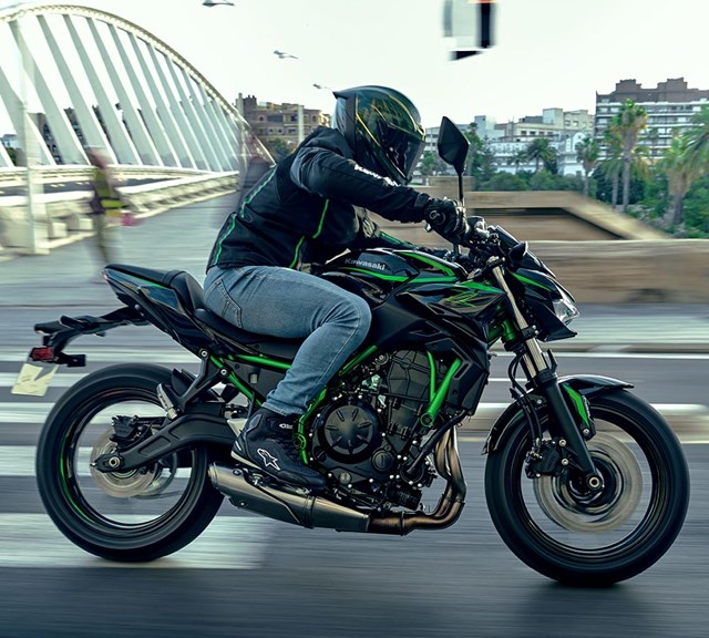 Image of 2025 Z650 in action