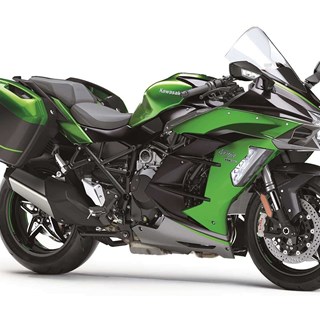 The 2020 Ninja H2 SX SE wins "Best-Looking Motorcycle" in the Tour-Sport Touring category