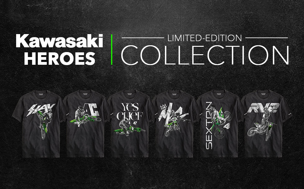 Kawasaki Heroes T-Shirt Limited Edition Collection of 6 styles