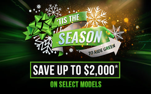 'Tis The Season to Ride Green Offer Image