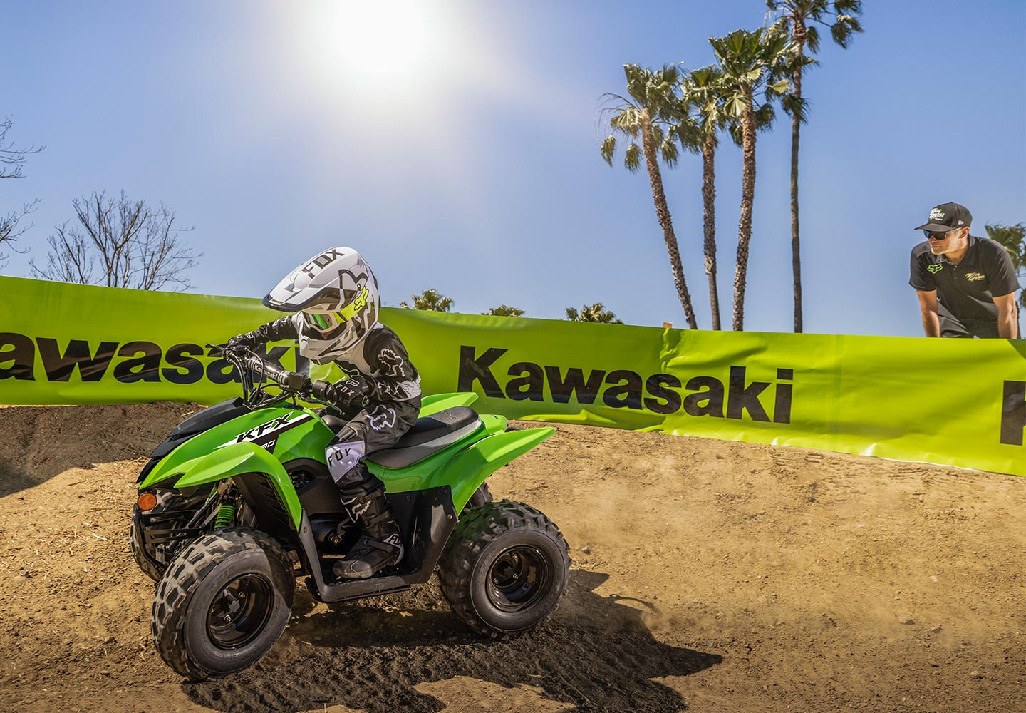 Kawasaki KFX®90 | Youth ATV | Mid-Level Four-Wheeler