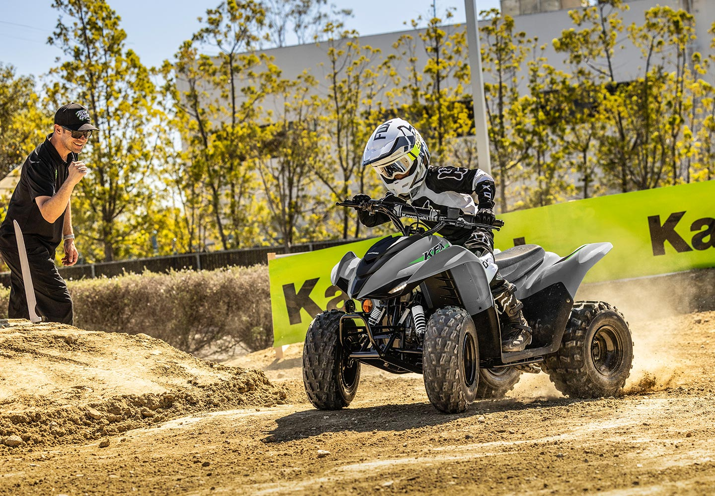Kawasaki KFX®90 | Youth ATV | Mid-Level Four-Wheeler
