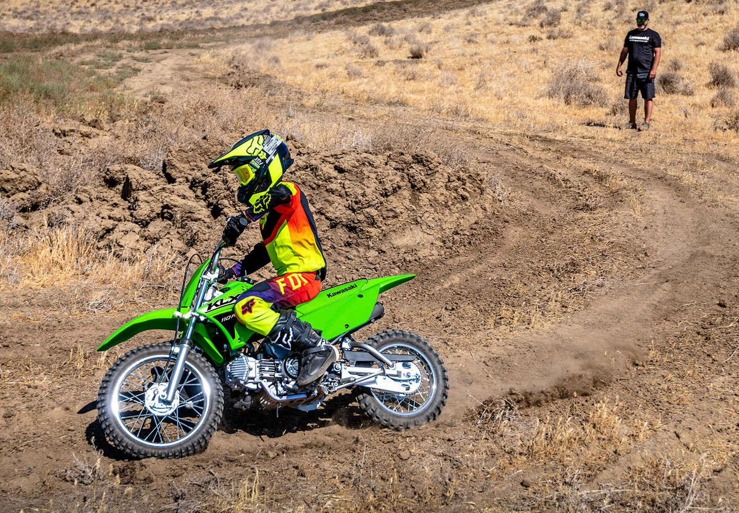 Small kawasaki dirt online bike