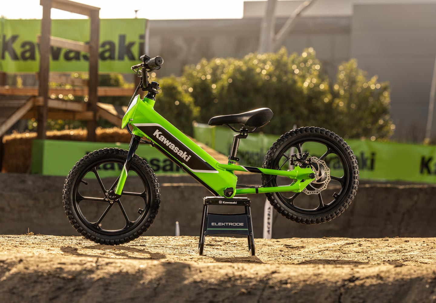 Kawasaki Elektrode Electric Balance Bike The Good Times are