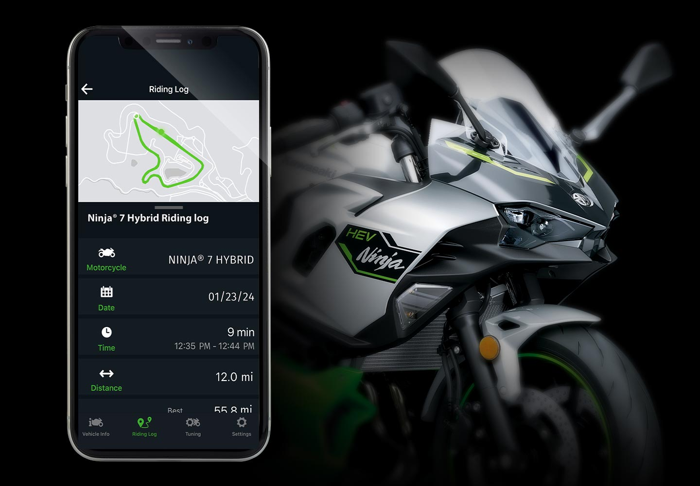 Kawasaki Ninja® 7 Hybrid ABS | Hybrid Motorcycle | Versatile Power