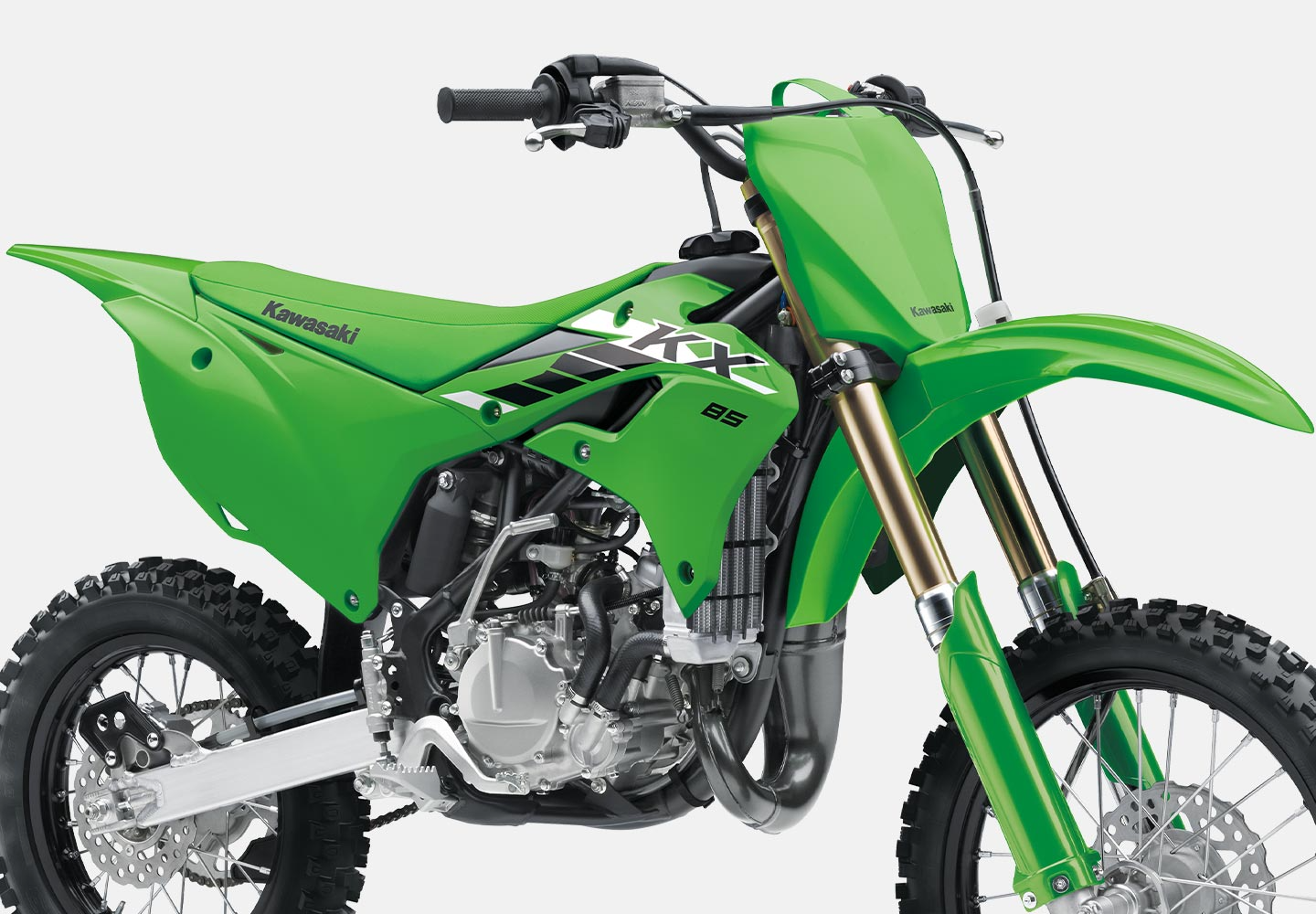Kawasaki KX™85 | Motocross Motorcycle | Confidence-Inspiring Dirtbike