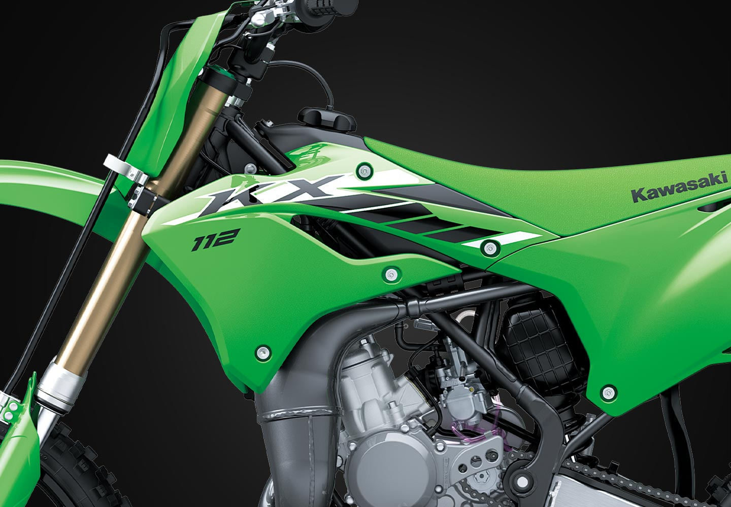 Kawasaki KX™112 | Motocross Motorcycle | Durable u0026 Powerful Dirt Bike