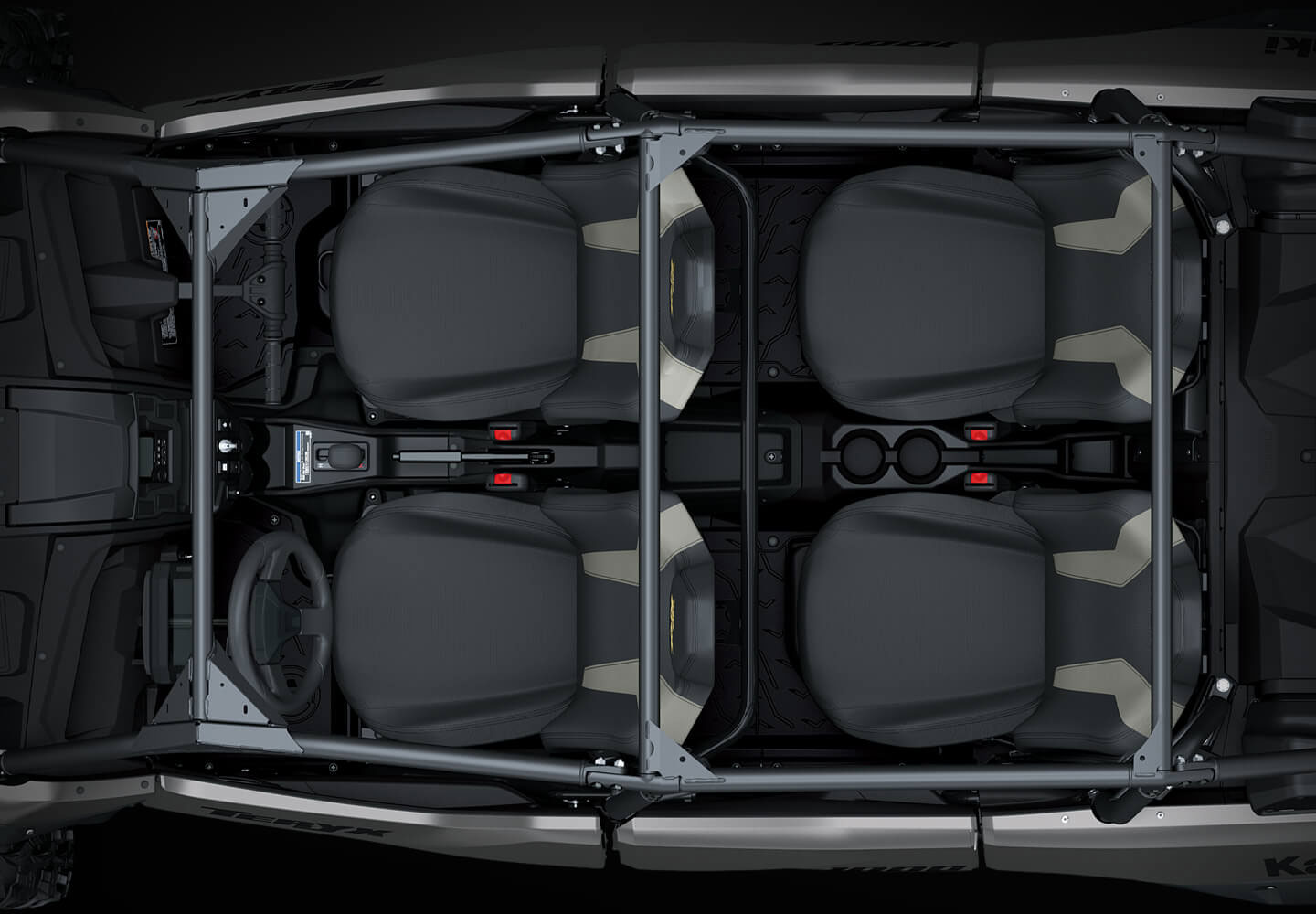 Side x Side | Sport 4-Seater | Kawasaki TERYX® KRX4™ 1000