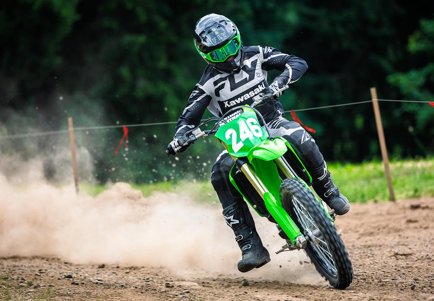 Kawasaki KX 250X Cross Country Motorcycle Championship Proven Technology