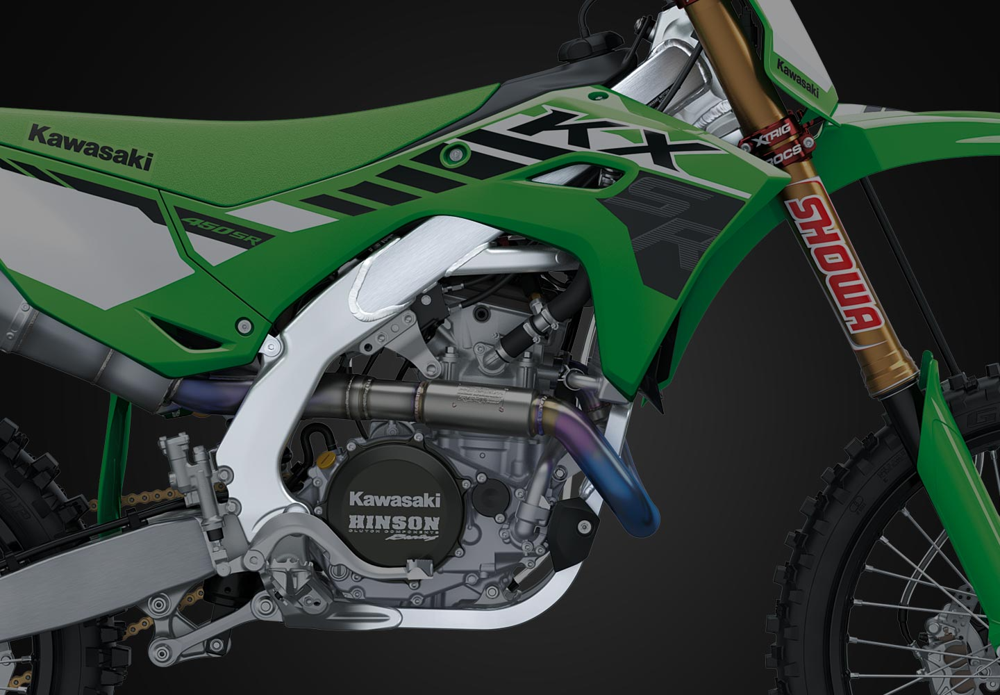 Kawasaki KX450F - Stock Left Side Crank Case Bottom End Half
