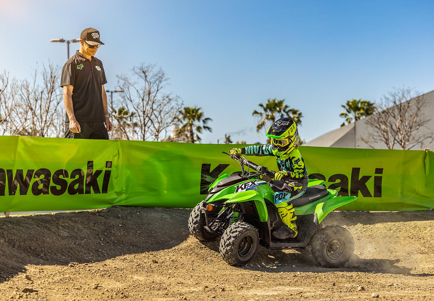 Kawasaki KFX®50 | Youth ATV | Introductory Four-Wheeler
