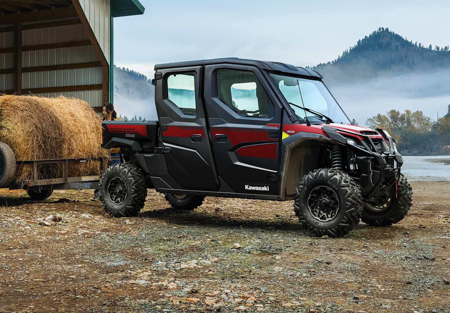 Side x Side | Premium Off-Road UTV | Kawasaki RIDGE® CREW