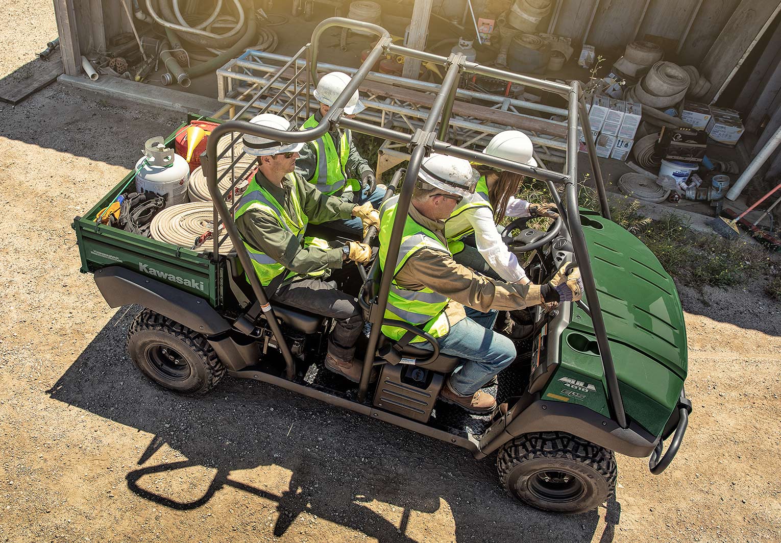 Utility Vehicles | Farm UTV| Kawasaki MULE 4000 TRANS™/4010 TRANS4x4®