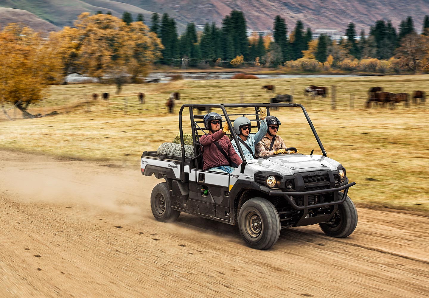 でかまる　×3 Utility Vehicles | Farm UTV | Kawasaki MULE PRO-DX™