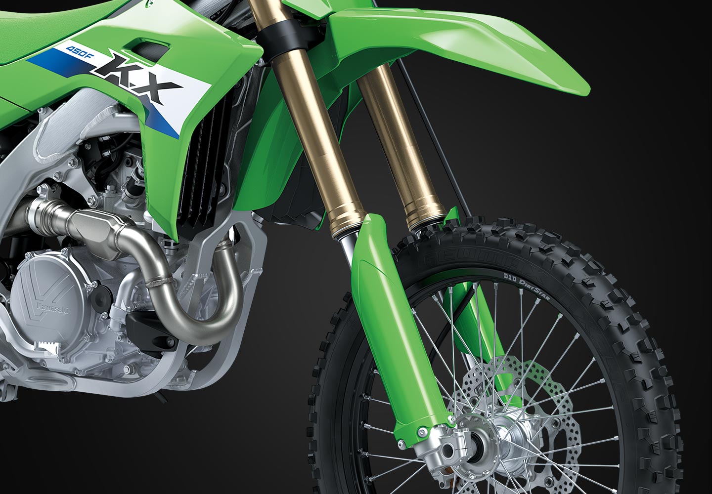 Motocross Bike | 450cc Dirt Bike | Kawasaki KX™450F