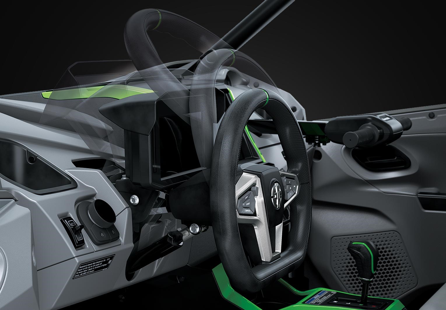 ROOMY AUTOMOTIVE-STYLE INTERIOR