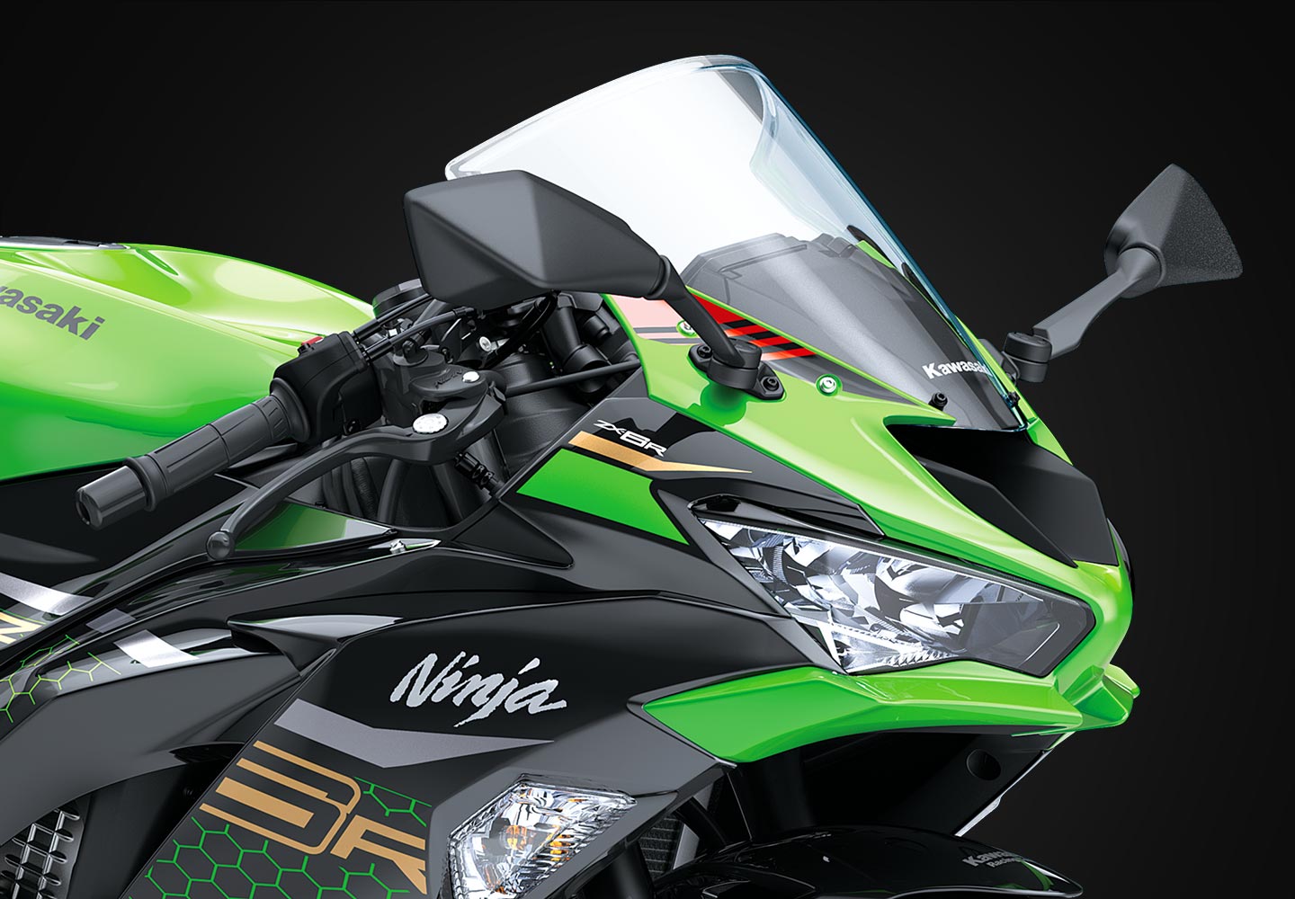 Kawasaki Ninja ZX6R Motocicleta Supersport de rua ou pista