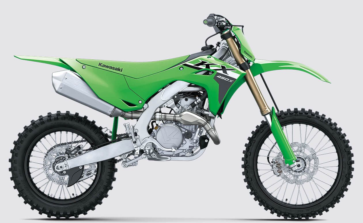 Kawasaki KX 450X Cross Country Motorcycle Take on the Toughest