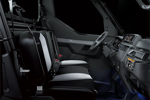 Front seat side view in a side x side. opens in a new window